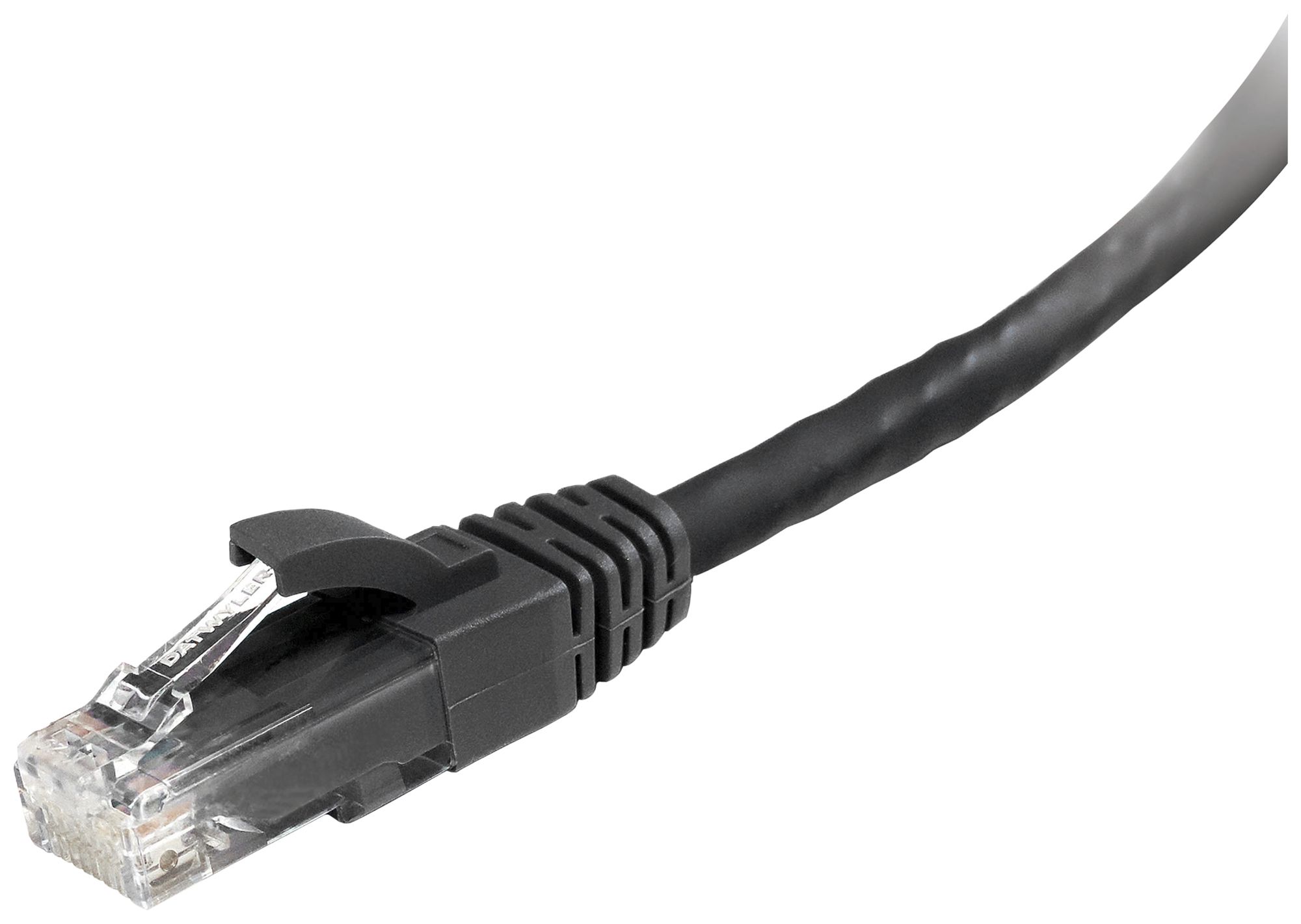 Patchkabel RJ45 Dätwyler 602 4P Kat.6 U/UTP AWG24 FR/LSZH schwarz 2.5m