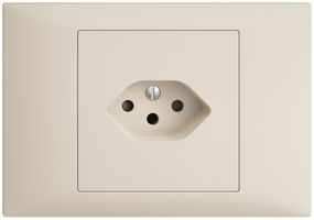 EB-Steckdose EDIZIOdue BKE T13 crema