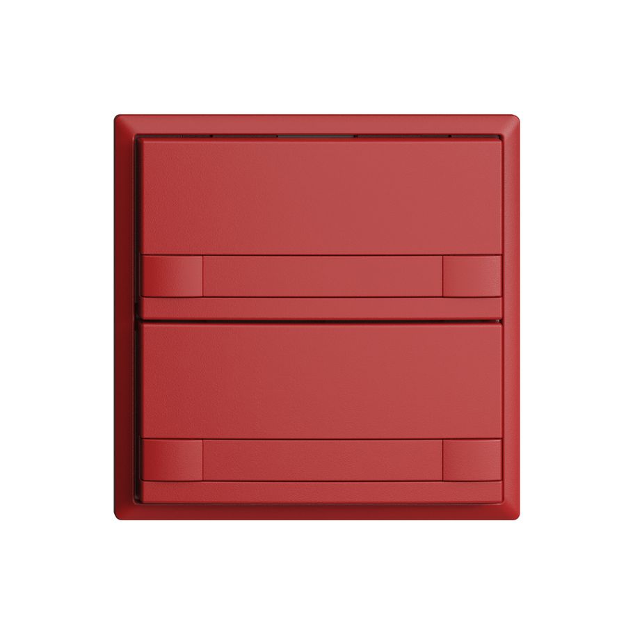 Poussoir KNX RGB EDUE, 250mW, s.LED, a.papier, 2×poussoir, comm.2×touches, ber