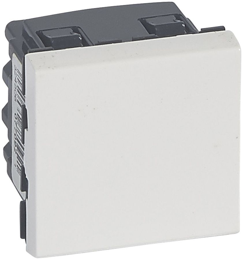 Interruttore a bilanciere MOS schema 3 Easy-Led prof.INC 19mm 2 moduli bianco