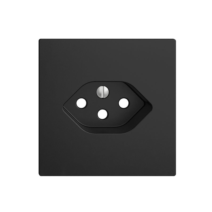 Placca frontale EDIZIOdue T13 nero