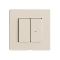 Bedienaufsatz zu Druckschalter EDIZIOdue Wiser 1K 2T cr