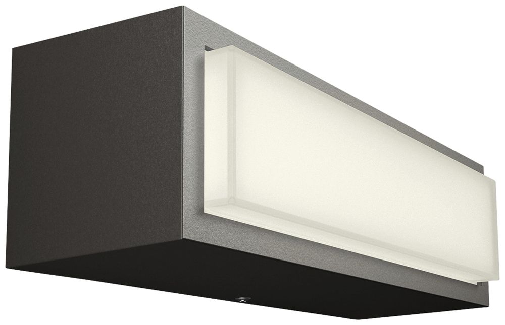 LED-Wandleuchte Philips Stratosphere 3.8W 800lm 827 IP44 direkt anthrazit