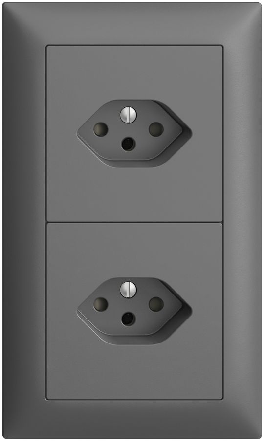 UP-Kombination I-I EDIZIOdue 2×T13 dunkelgrau