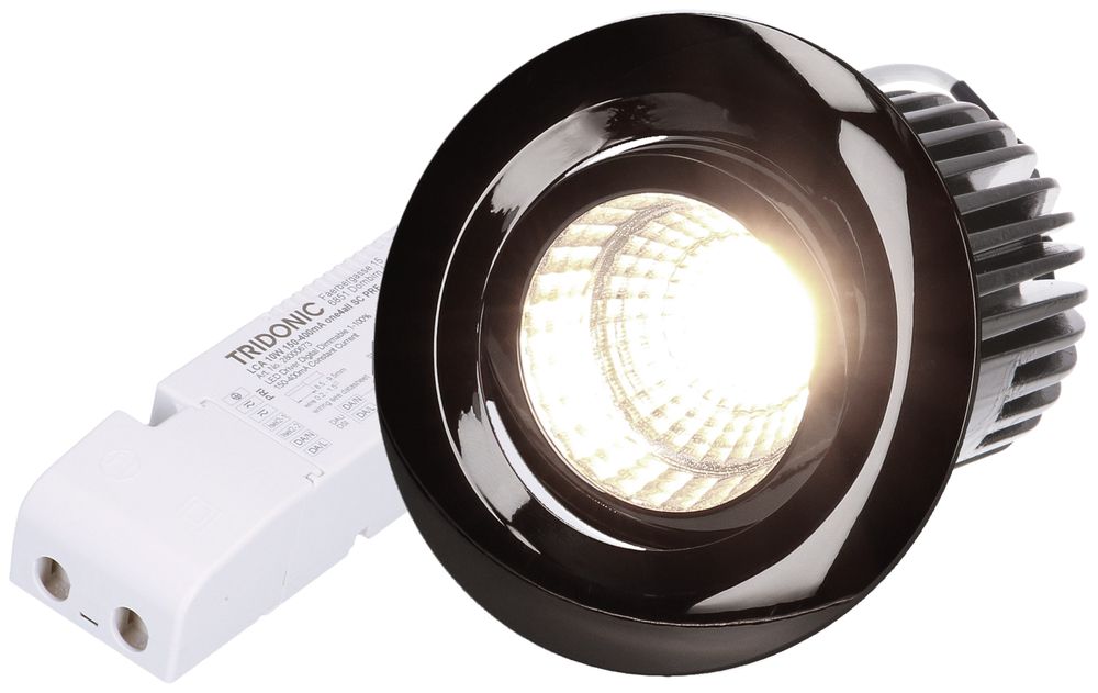 EB-LED-Spot maxLUCE MOVE DALI 10.5W 230V 920lm 3000K Loch-Ø68mm anthrazit 38°