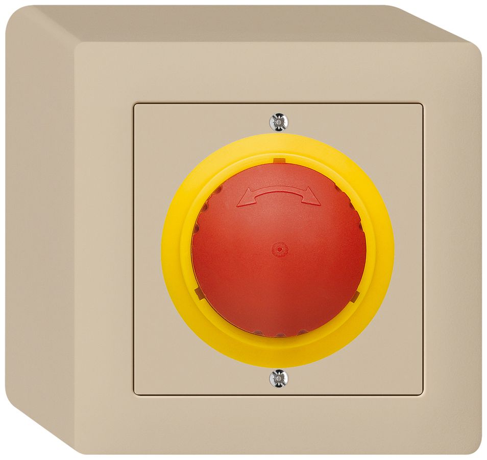 AP-Taster kallysto NOT-AUS beige