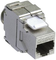 RJ45-Anschlussmodul VALUE, Keystone, Kat.6A/s, grau