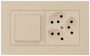 UP-Kombination kallysto.pro 3/1P+3×T13 beige horizontal