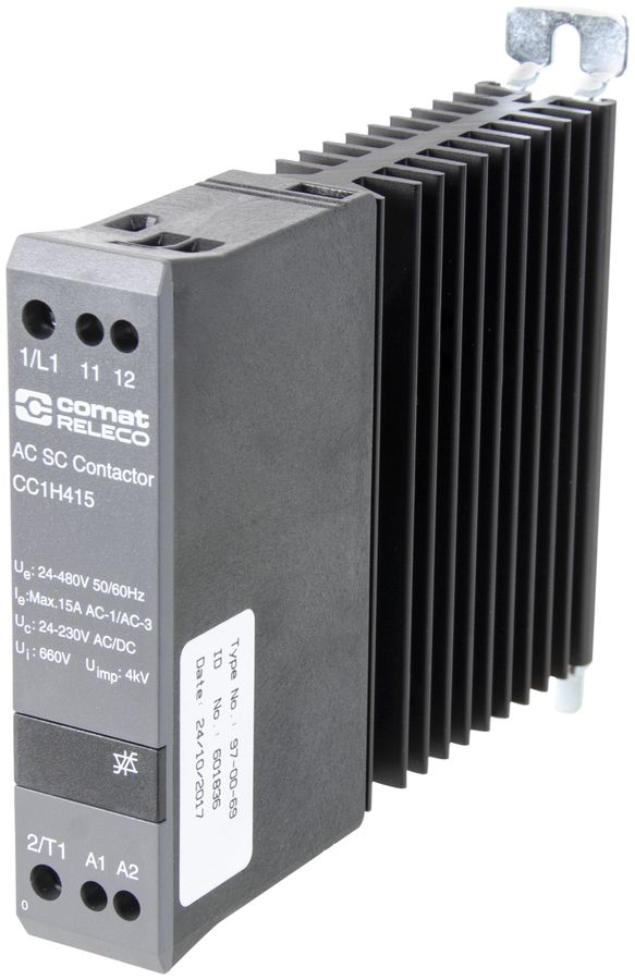 Halbleiterschütz ComatReleco CC1H415, 24…230VUC, max. 15A/24…480VAC