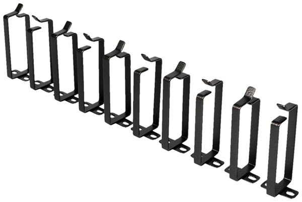 Guida cavi ROLINE 45×44×100mm metallo nero 10pz