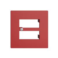 Frontplatte 4×RJ45 berry R&M EDIZIOdue swissline