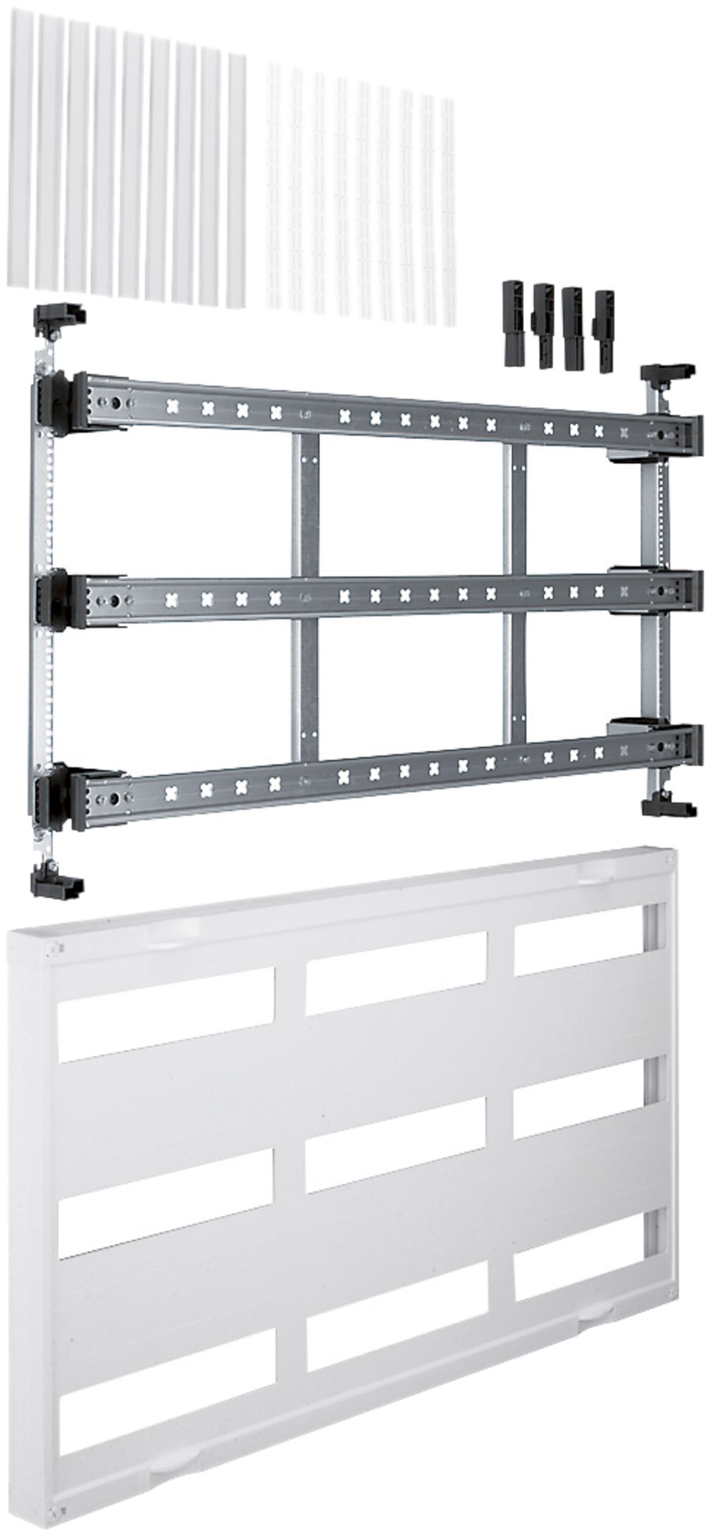 Baustein Hager univers N 450×750mm für Reiheneinbaugeräte waagrecht 9×12 PLE