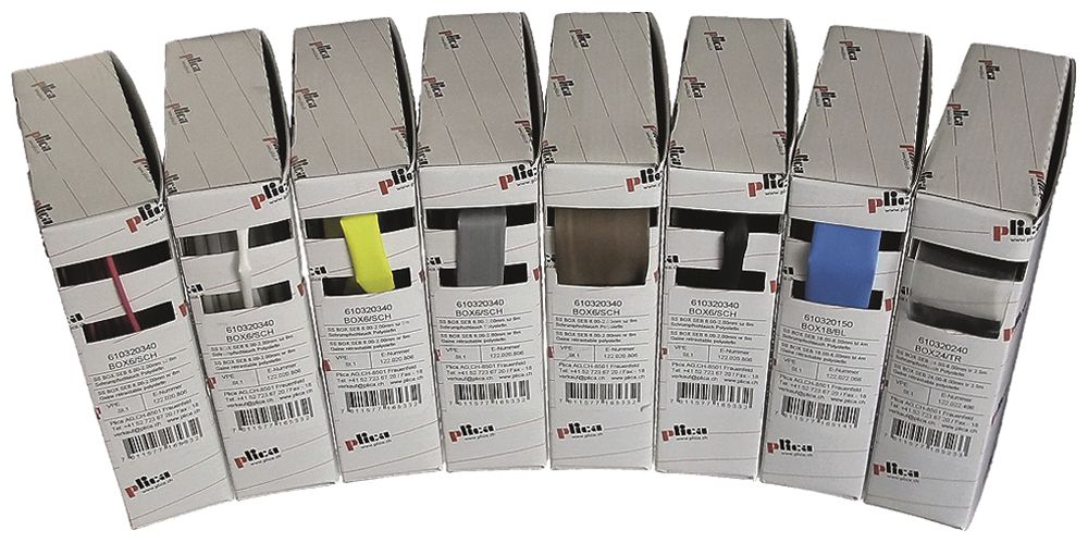 Guaina retrattile 3:1 1.05/0.5 grigio box con 10m