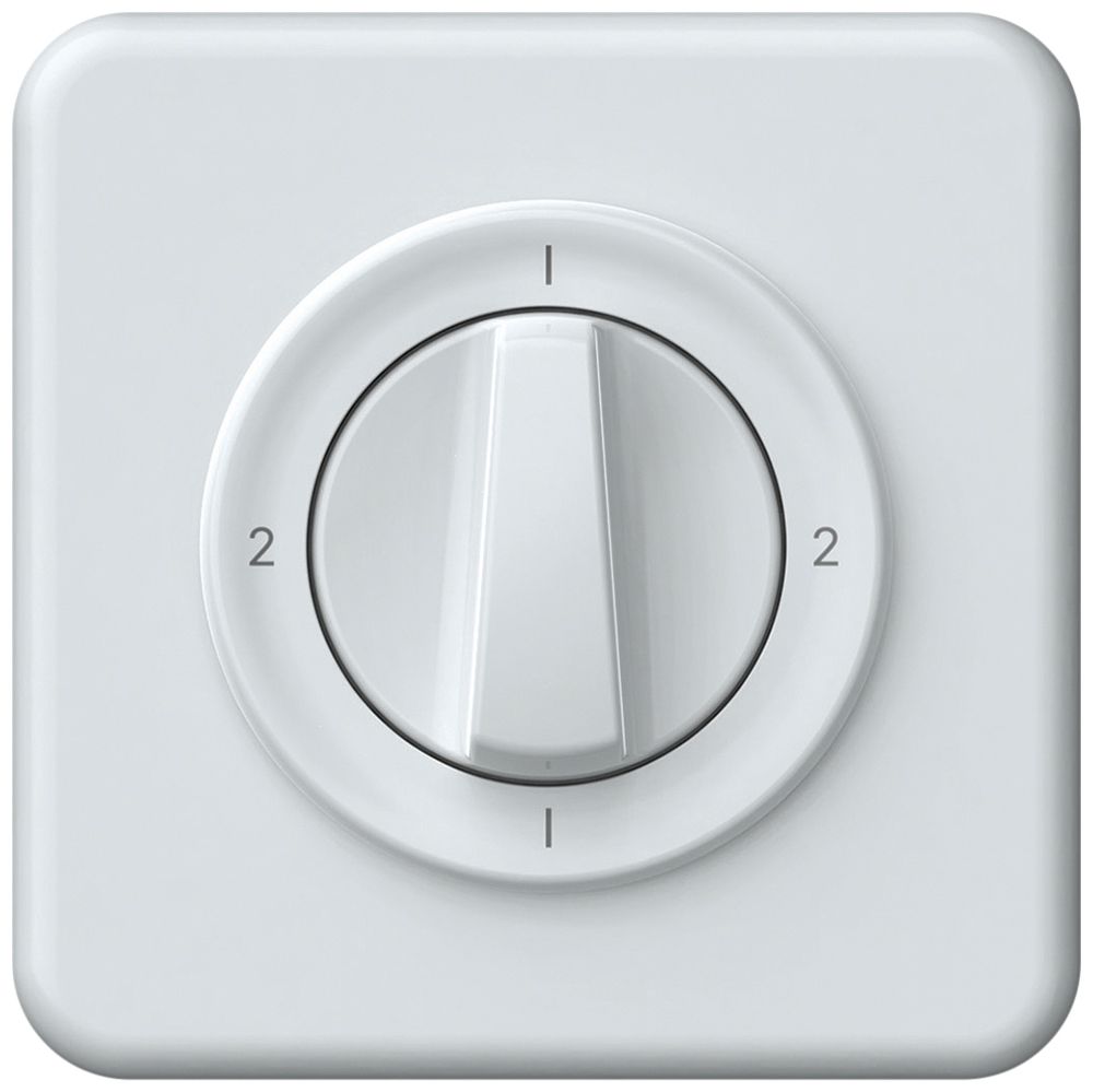 UP-Drehschalter origin Umschalter 3/1L 16A 250V 1-2-1-2 92×92mm weiss