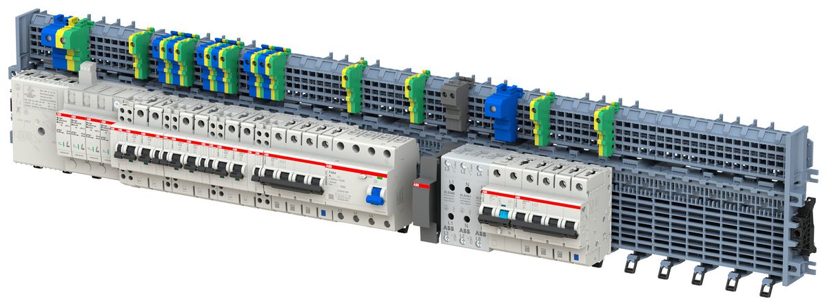 Zoccolo ad innesto ABB SMISSLINE TP 8 unita