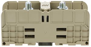 Durchgangs-Reihenklemme WAGO 10…185mm² 353A 1000V Bolzenanschluss 2×1 TH35 beige