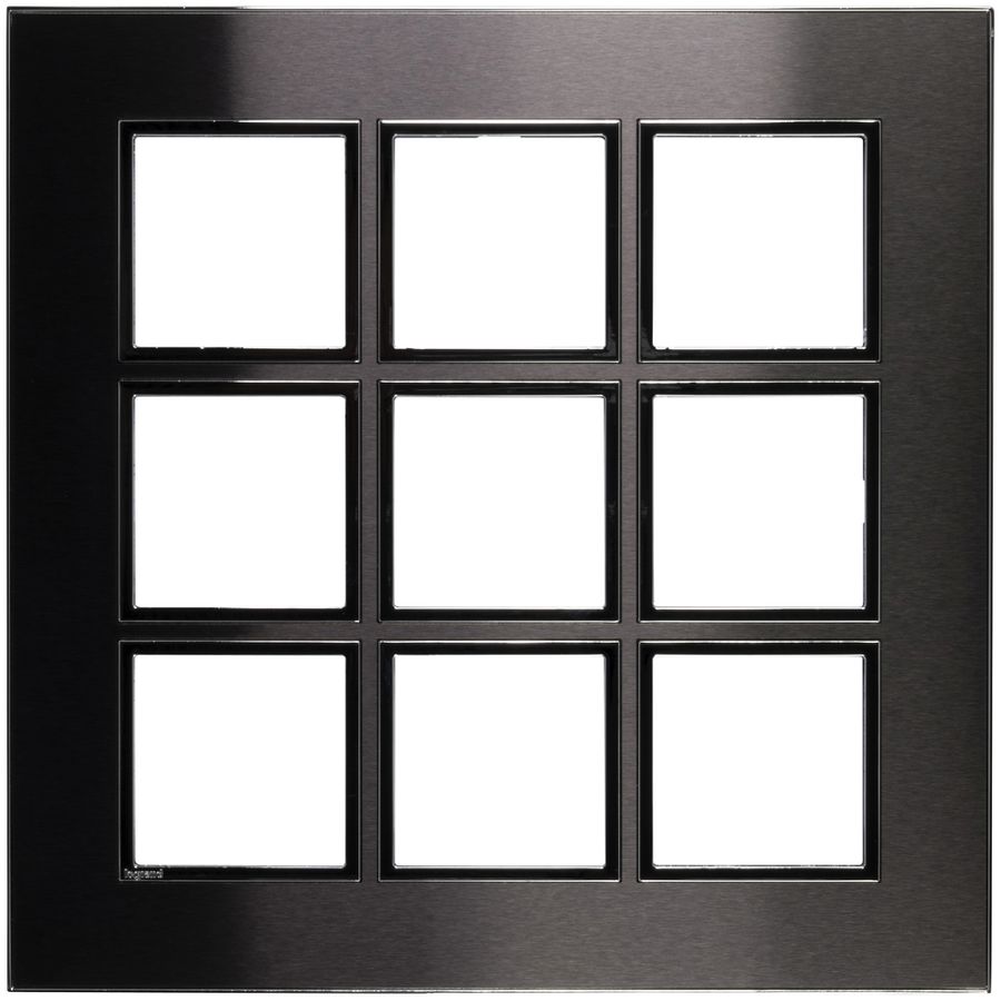Abdeckrahmen ATO 3×3 Modul, black brushed