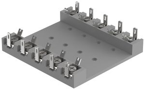 Barrette de bornes EAO 02 10 pôles 0.25…0.5mm² 1A 250V gris