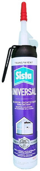 Silikon Klebe-/Dichtungmasse Sista Universal 200ml transparent