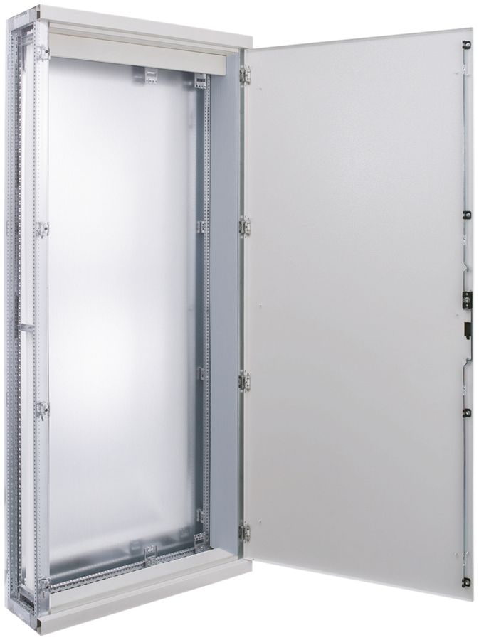 Schaltschrank Hager weber.mes C mit Blech-Türe 1100×2000×350mm hellgrau