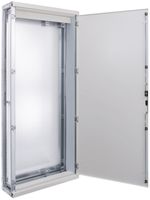 Schaltschrank Hager weber.mes C mit Blech-Türe 800×2000×275mm hellgrau