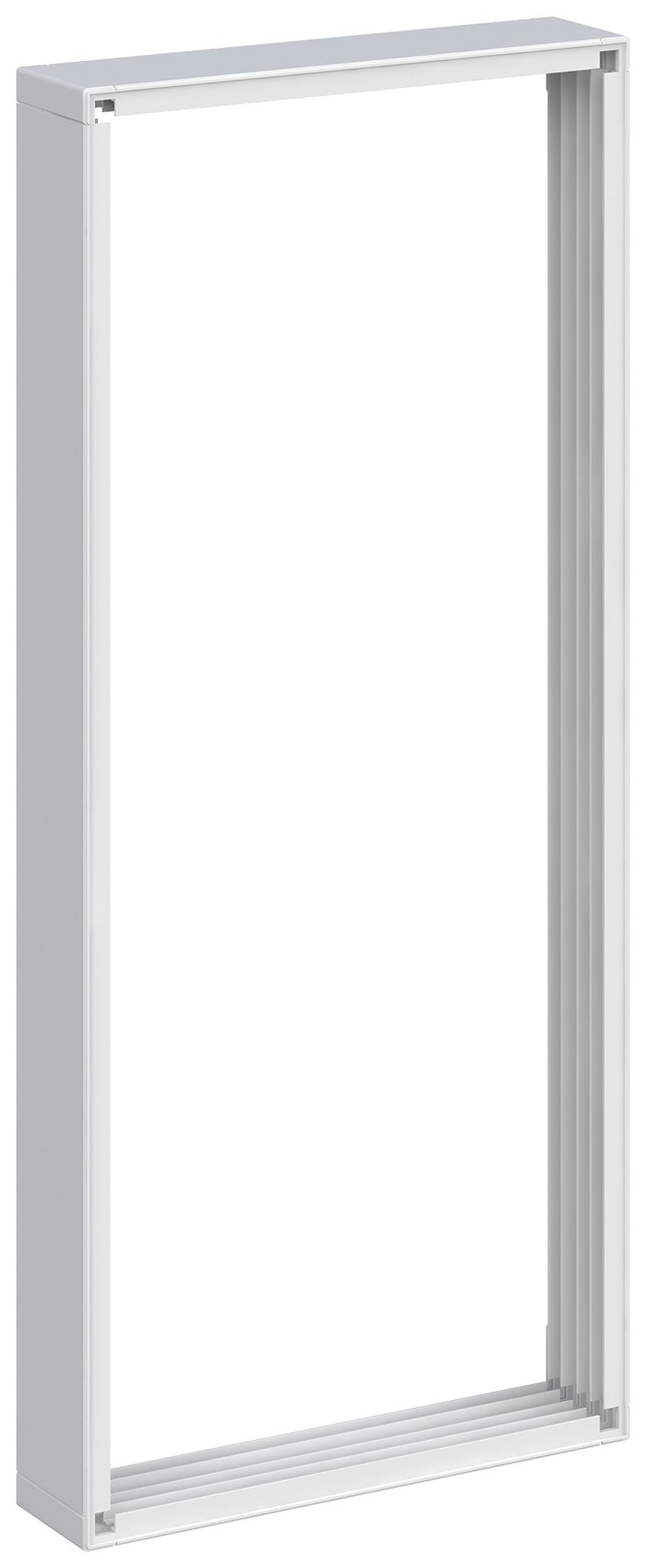 Cadre de montage AP ABB AP660, pour distributeur UK600 5-rangées, blanc