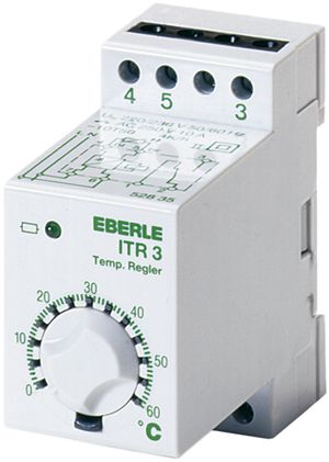 REG-Temperaturregler Eberle ITR-3 60, 1W, 0…60°C