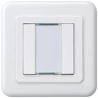 Pulsante INC Hager basico C KNX doppio bianco