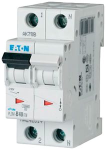 Leitungsschutzschalter Eaton PLZM-C40/1N-MW 1P+N C/40A 10kA 2TE