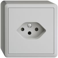 Prise AP EDIZIOdue FX54 T13 gris clair