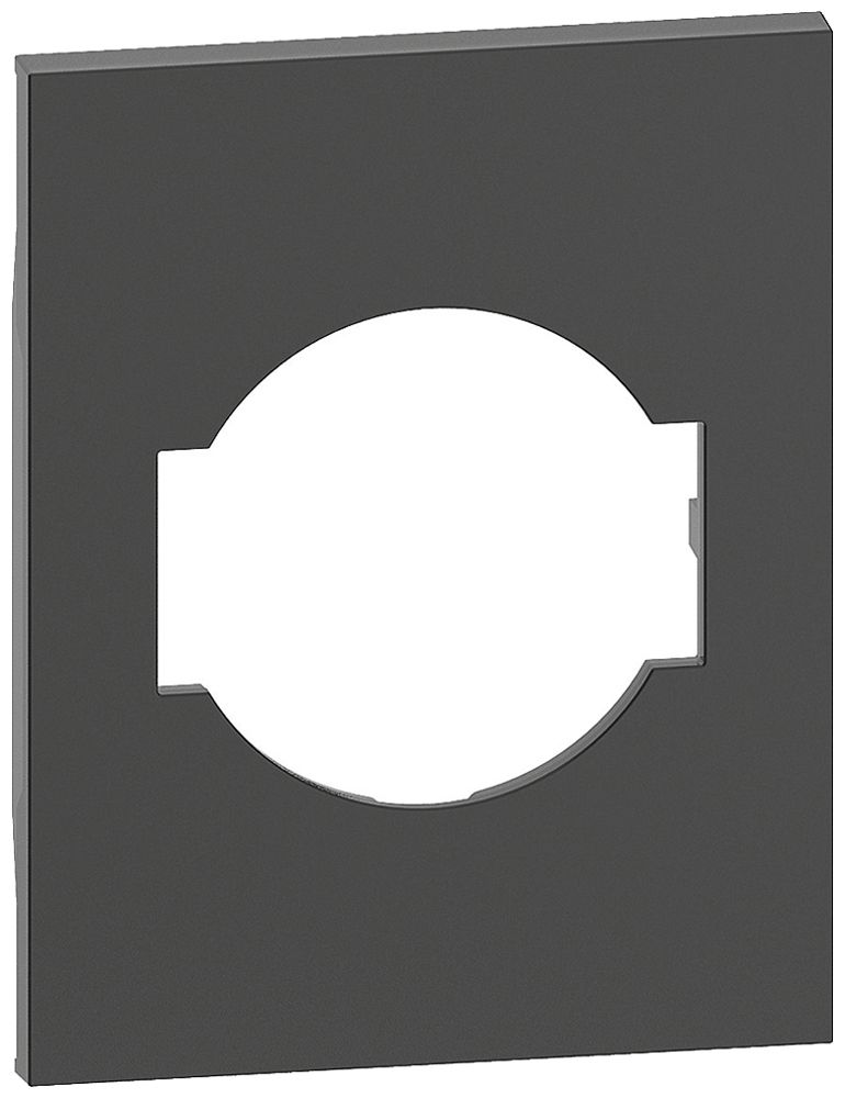 Abdeckung Living Now 3 Module für Schuko/italienische Steckdose schwarz