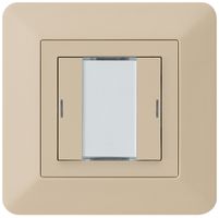 Poussoir ENC kallysto.trend KNX 2×LED RGB s/e-link beige