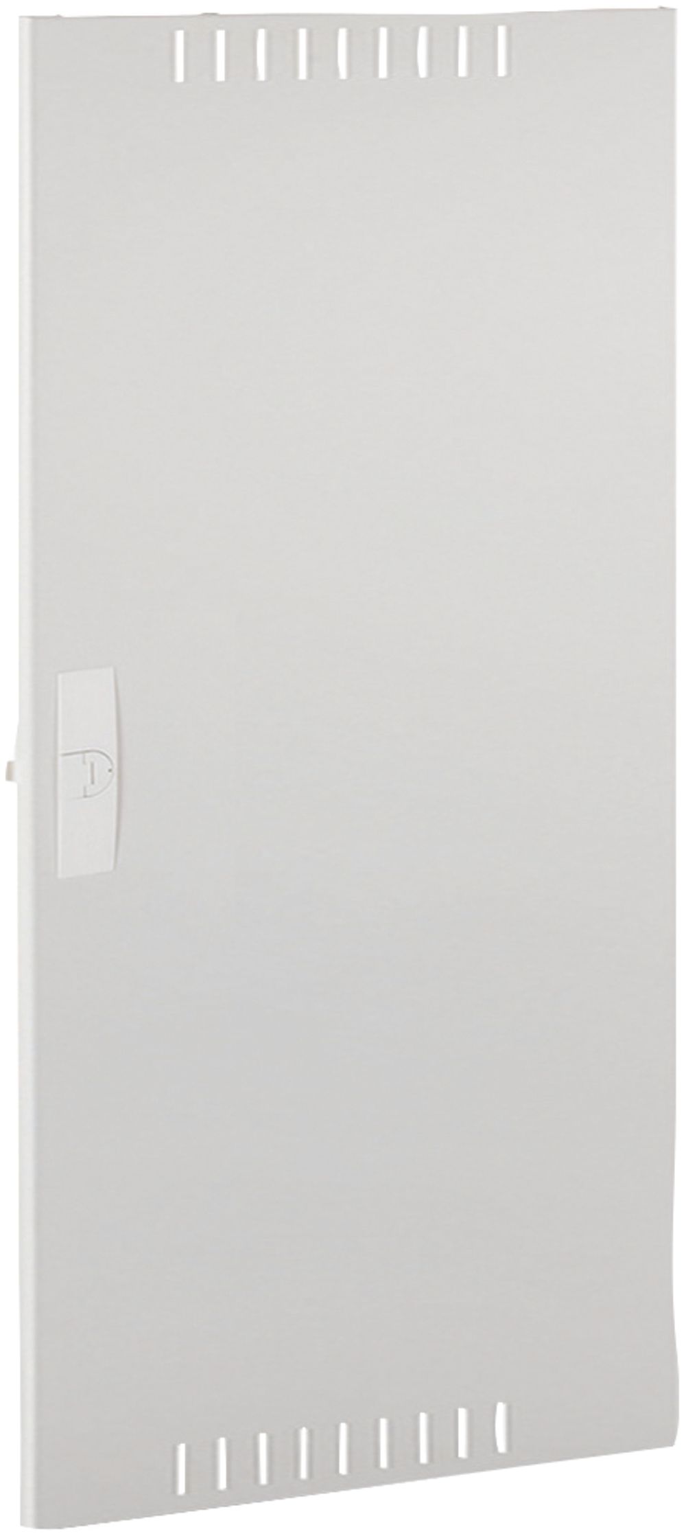 Tür rechts geschlitzt Hager univers 269×619×12mm IP3X weiss