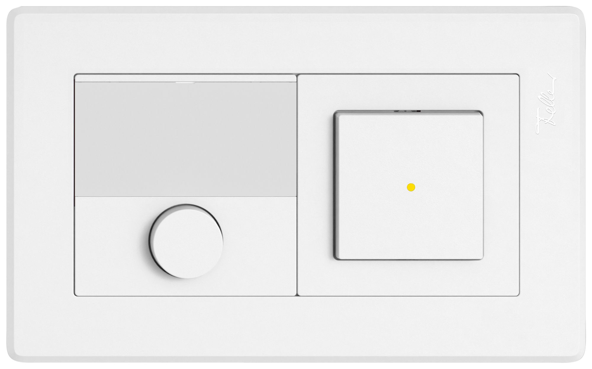 Combinazione INC EDIZIO.liv SNAPFIX® 1×2 96×156mm chiusura+invertitore lum.bi