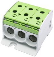 Bloc de distribution Bals RKA 95 1P 200A 3×entrée 3×sortie 10…95mm² vert