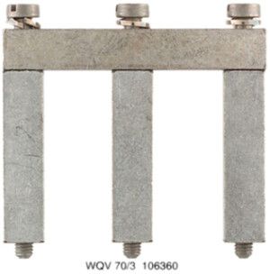 Querverbinder Weidmüller WQV 70/95/3 geschraubt 3L Raster 27mm 232A silbergrau