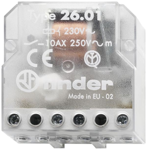 Schrittschalter Finder 1NC 10A Aus/An, für 230VAC