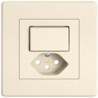 UP-Montageset EDIZIO.liv SNAPFIX® für Kombi.T13 mit 1 Druckknopf unbel.cr