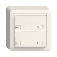 Poussoir AP ZEP 2c/2t ON-OFF avec LED EDIZIOdue blanc