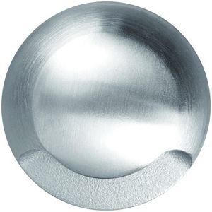 Abdeckung STORMY Lichtaustritt 1×100°, Edelstahl, D=60mm