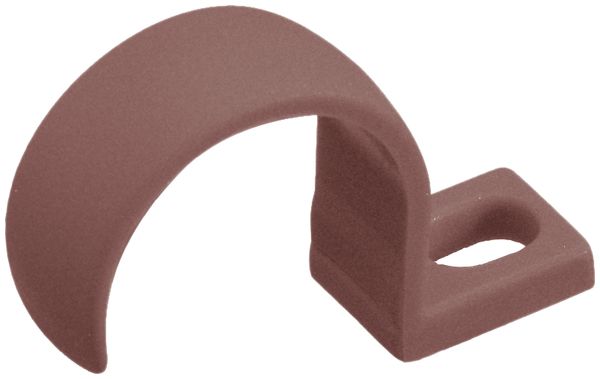 Bride HSB Weibel Kunststoff einlappig Schraubloch Ø20mm braun