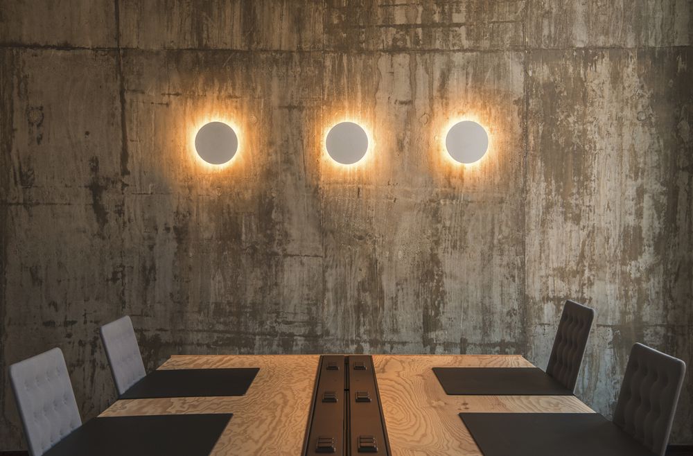 LED-Wandleuchte SLV PLASTRA ROUND, 7.4W 400lm 3000K Gips IP20 weiss