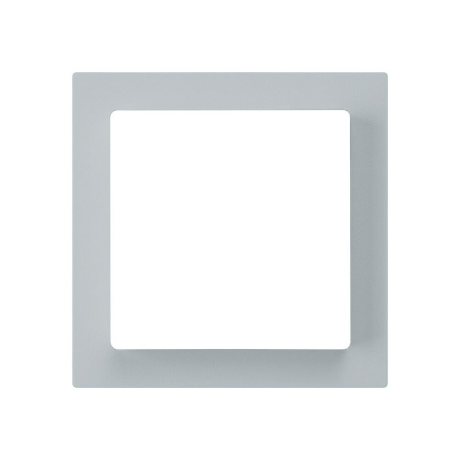 Frontplatte kallysto hellgrau 60×60mm für Druckschalter