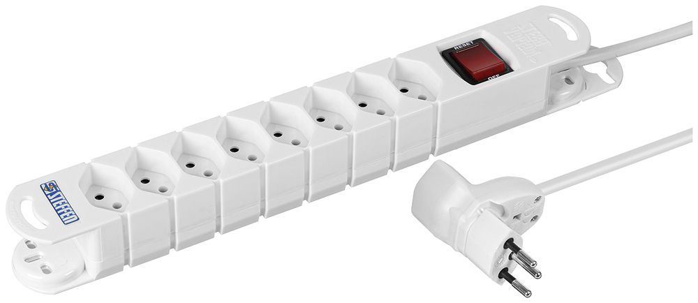 Prise multiple Steffen VARIABL Mister T 8×T13 3m blanc