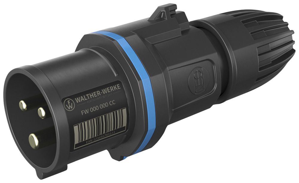 Fiche CEE NEO 3P 16A 200…250V 6h bleu IP54 borne à vis