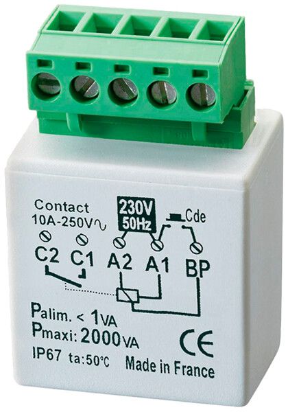 Relè di sovracorrente INS Yokis 2000W 230V 10A 2500VA