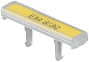 Schildträger Weidmüller EM 32.4×7.2mm Raster 7.2mm Polypropylen transparent