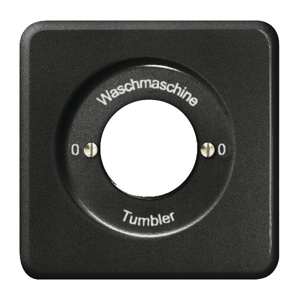 Kit front. 0-Waschmaschine-0-Tumbler pour interr.rot.à clé noir