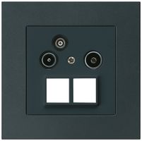 UP-Antennendose R/TV-Daten kallysto.pro HMS 2GHz 19db schwarz