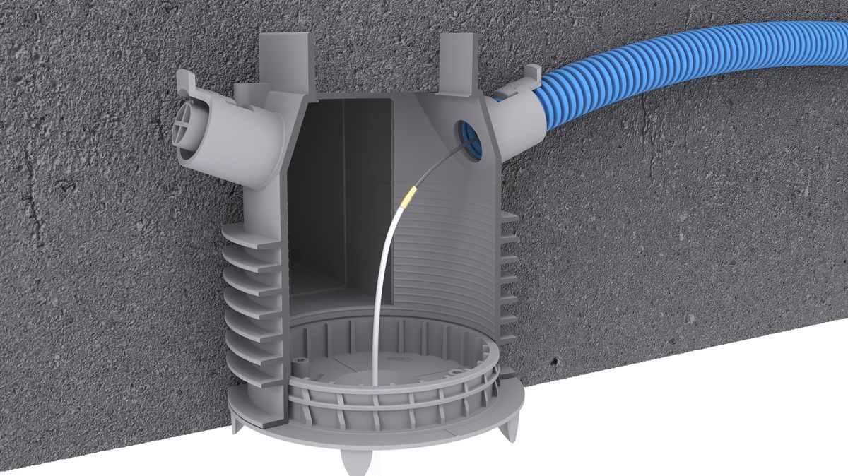 Deckel für Einbaugehäuse HSB Lumina, für LED, Ø 68mm, halogenfrei